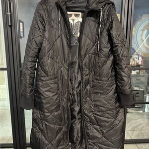 Karl Lagerfeld Black Quilted Jacket